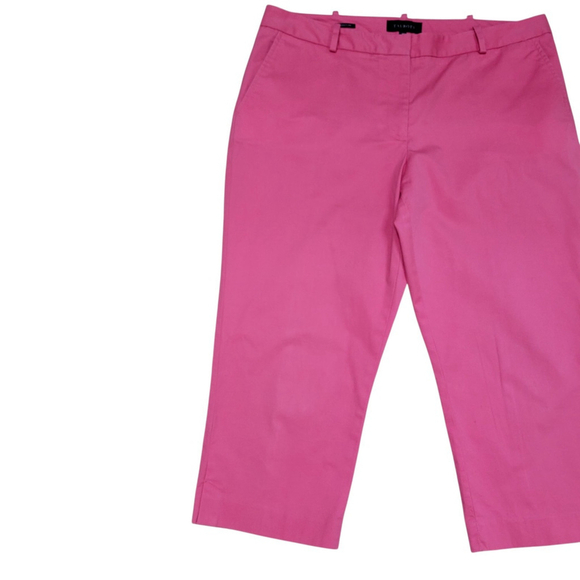 Talbots Signature Mid-Rise Capri Chino Pants Womens Size 14 Waist 36" Inseam 21" - Picture 4 of 8